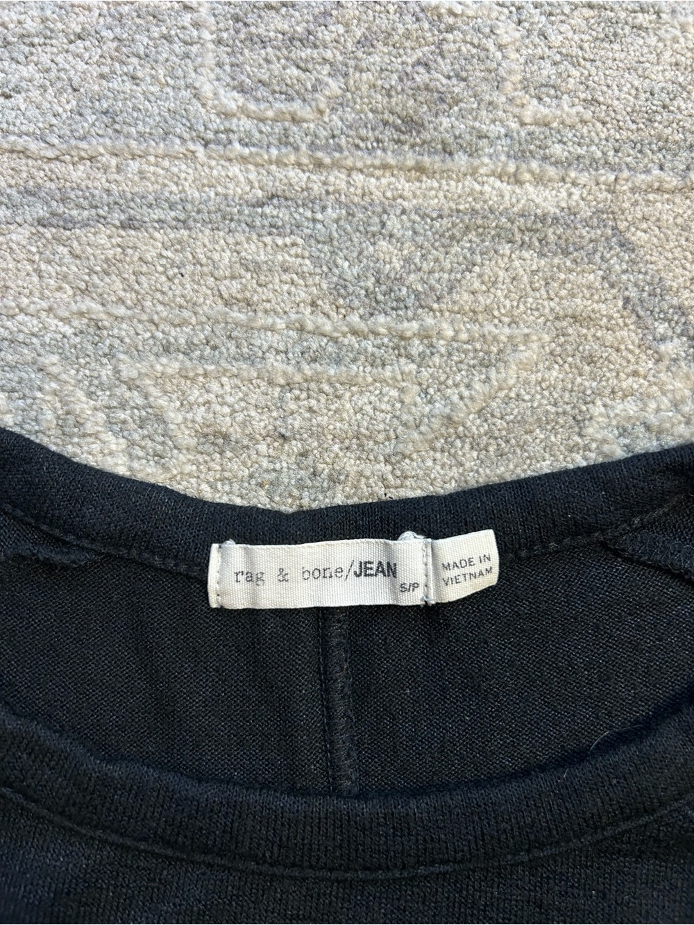 Rag & Bone/JEAN Black Women’s Long Sleeve Sweater Petite Small SP - Picture 2 of 9